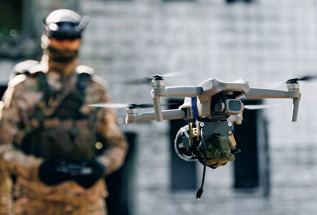 The K-RATH program uses drones as reliable distribution vehicles.