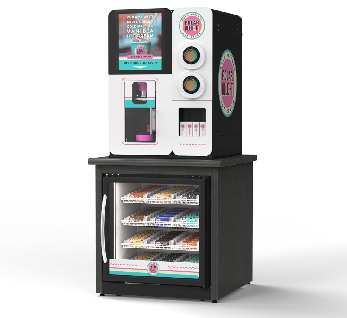 Polar Delight Gourmet Ice Cream Dispensing System