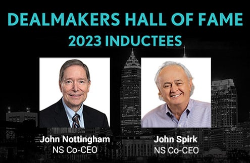 Cleveland Dealmakers Hall of Fame Inductees John Nottingham and John Spirk