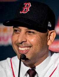 Boston Red Sox Manager Alex Cora