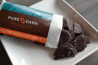 Example of Pure Dark chocolate packaging for Mars