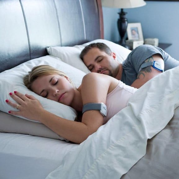 The BodyMedia wearable is a fitness and sleep tracker