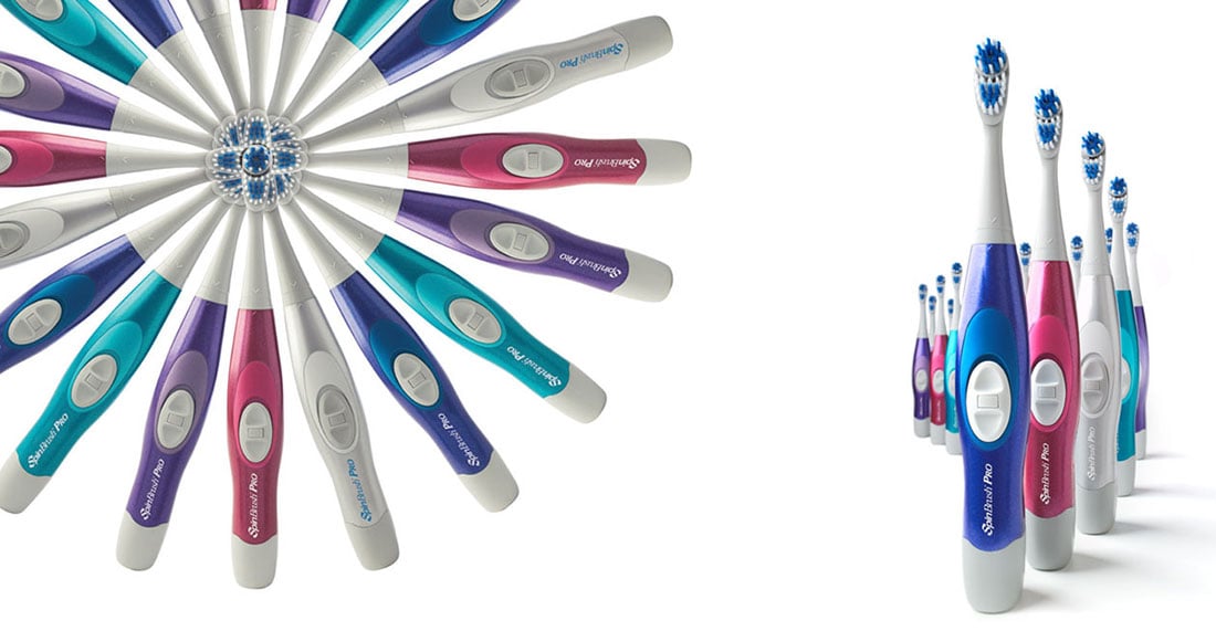 SpinBrush best-selling battery powered toothbrushes