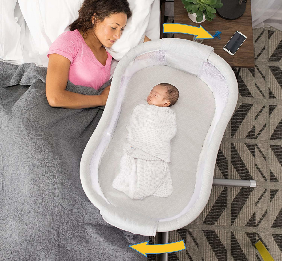 HALO Bassinest provides a safe co-sleeping experience for infants